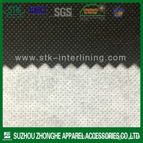 Polyester nonwoven fusible interlining fabric for garment